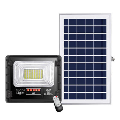 25w 150w 300 वाट सोलर फ्लड लाइट 80lm/w 3.7V आउटडोर सोलर पावर्ड सिक्योरिटी लाइट्स