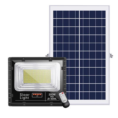 25w 150w 300 वाट सोलर फ्लड लाइट 80lm/w 3.7V आउटडोर सोलर पावर्ड सिक्योरिटी लाइट्स