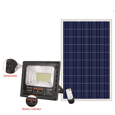 25w 150w 300 वाट सोलर फ्लड लाइट 80lm/w 3.7V आउटडोर सोलर पावर्ड सिक्योरिटी लाइट्स