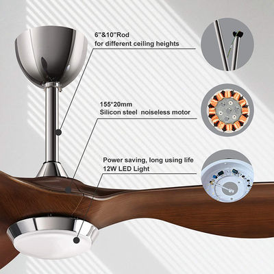 Modern Decorative Remote Control Invisible Retractable Blade Energy Saving New Crystal Ceiling ceiling fan with light Li