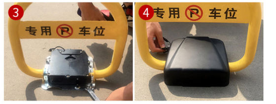 Hot sell O shape 180 degree anti-collision thicken Remote Control parking lock automatic parking lock