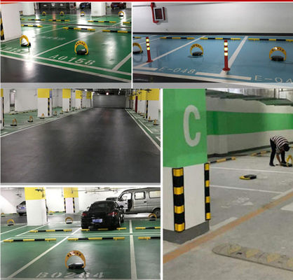 Hot sell O shape 180 degree anti-collision thicken Remote Control parking lock automatic parking lock