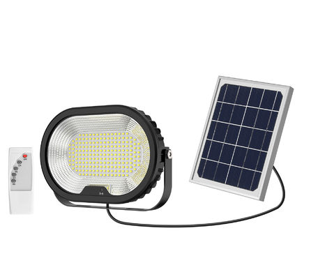 थीम पार्क 7000K रिमोट कंट्रोल सोलर सिक्योरिटी लाइट 100lm / W IP65 सोलर फ्लड लाइट