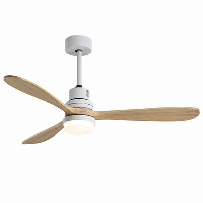 EMC होम होटल 220v 1320MM वुड सीलिंग फैन लाइट तीन गति अनुकूलित: