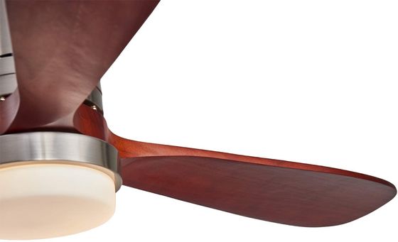 EMC होम होटल 220v 1320MM वुड सीलिंग फैन लाइट तीन गति अनुकूलित: