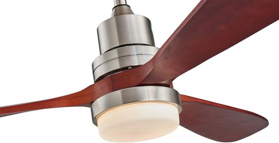 EMC होम होटल 220v 1320MM वुड सीलिंग फैन लाइट तीन गति अनुकूलित: