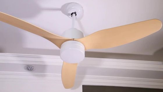 घरेलू होटल के लिए 3 रोटरी वेन DC220V LED 12W वुड सीलिंग फैन लाइट