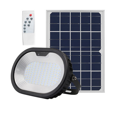 रिमोट कंट्रोल IP65 . के साथ वाटरप्रूफ DC6V 6000K LED सोलर फ्लड लाइट