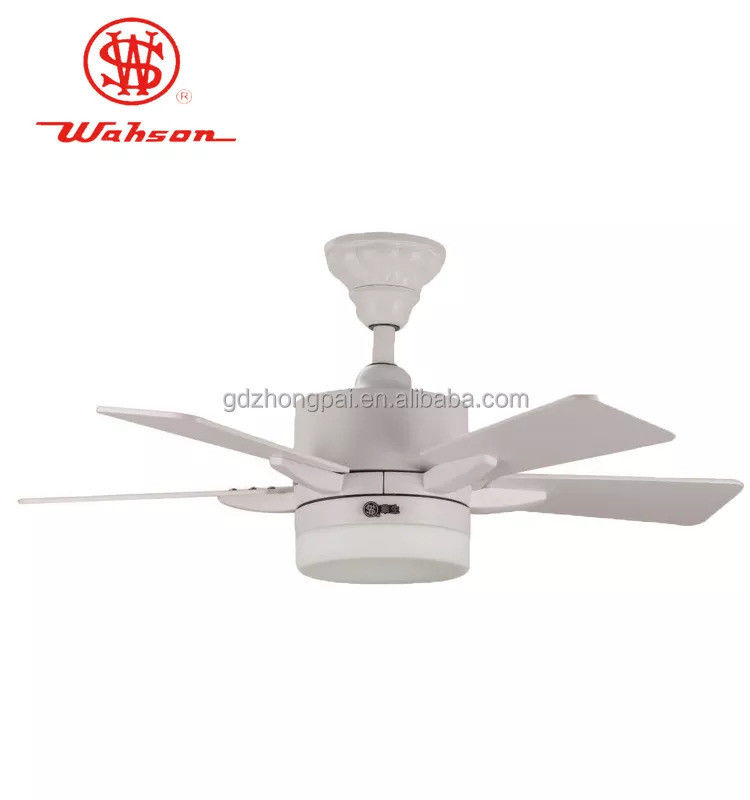 36 इंच Dimmable एलईडी छत पंखा 5 प्लाईवुड सामग्री सफेद रंग