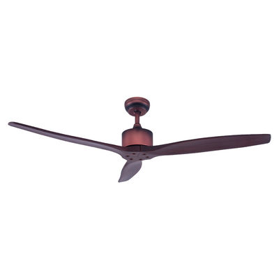 लाइट और रिमोट के साथ सजावटी 110v 75w 52 इंच फ्लश माउंट सीलिंग फैन
